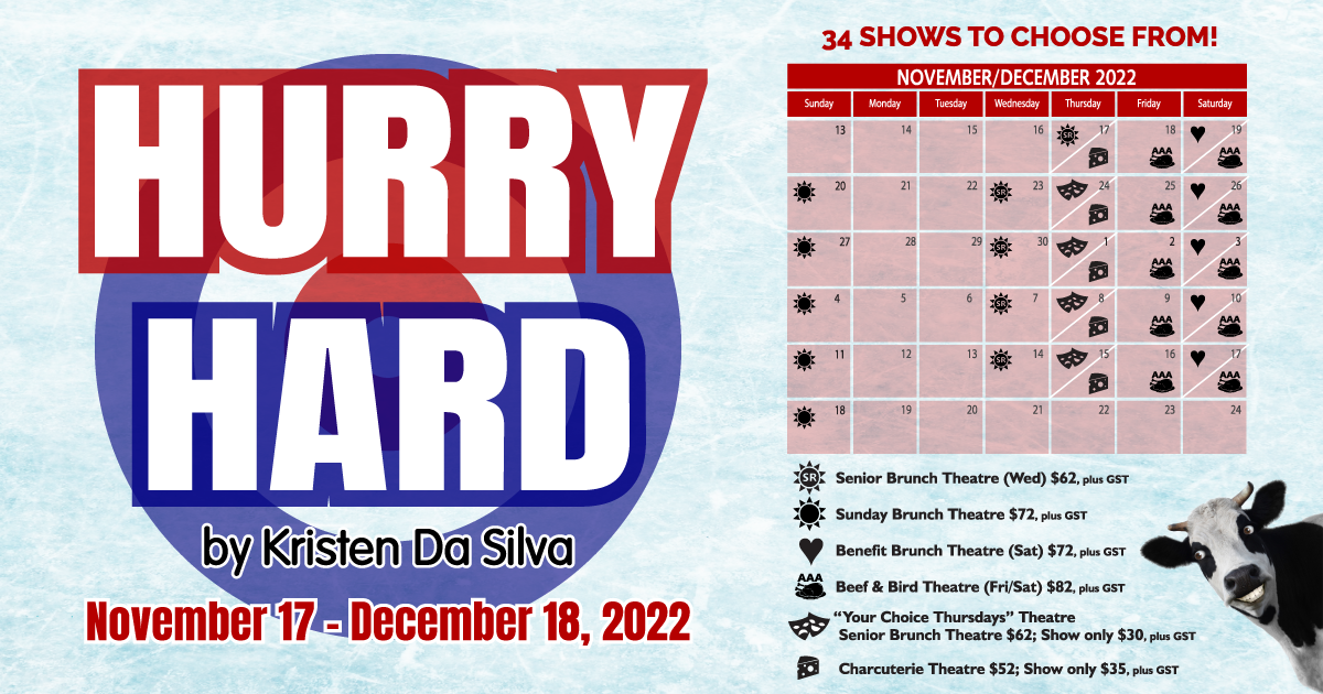 HURRY HARD 2022 DINNER THEATRE Alberta