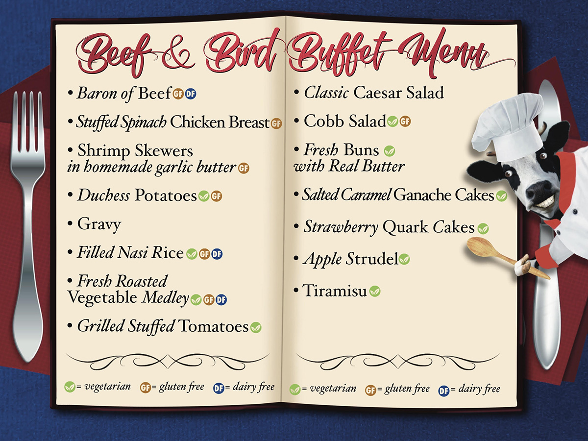 2024/2025 Beef & Bird Menu