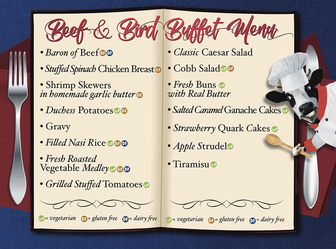 2024/2025 Beef & Bird Menu