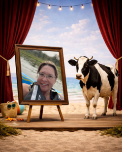 Louise Dean, Cow Patti Box Office and Front of House Manager for The Sweet Delilah Swim Club