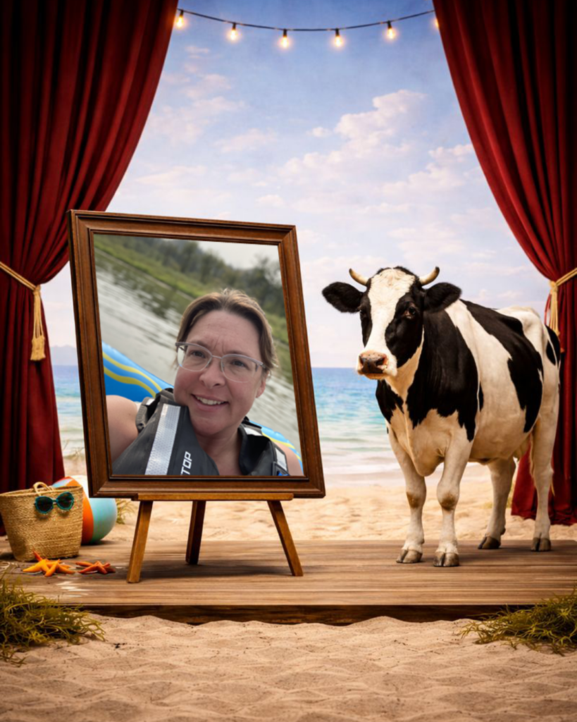 Louise Dean, Cow Patti Box Office and Front of House Manager for The Sweet Delilah Swim Club