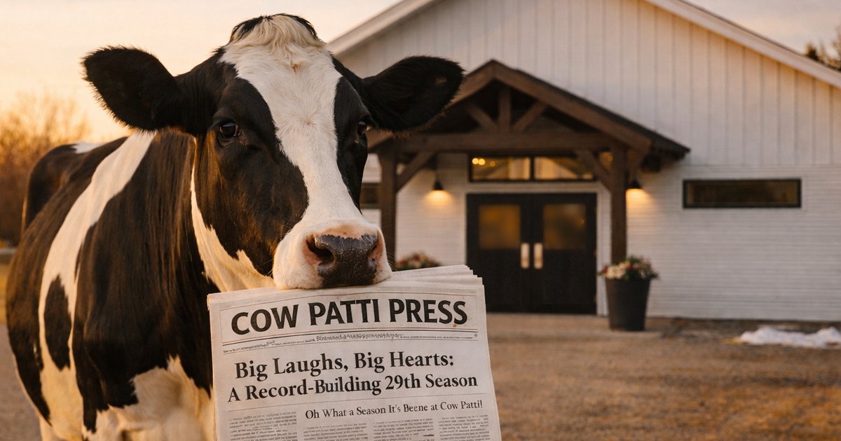 April 2026 Cow Patti Theatre Press Release